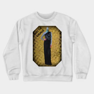 Yellow lady pigeon Crewneck Sweatshirt